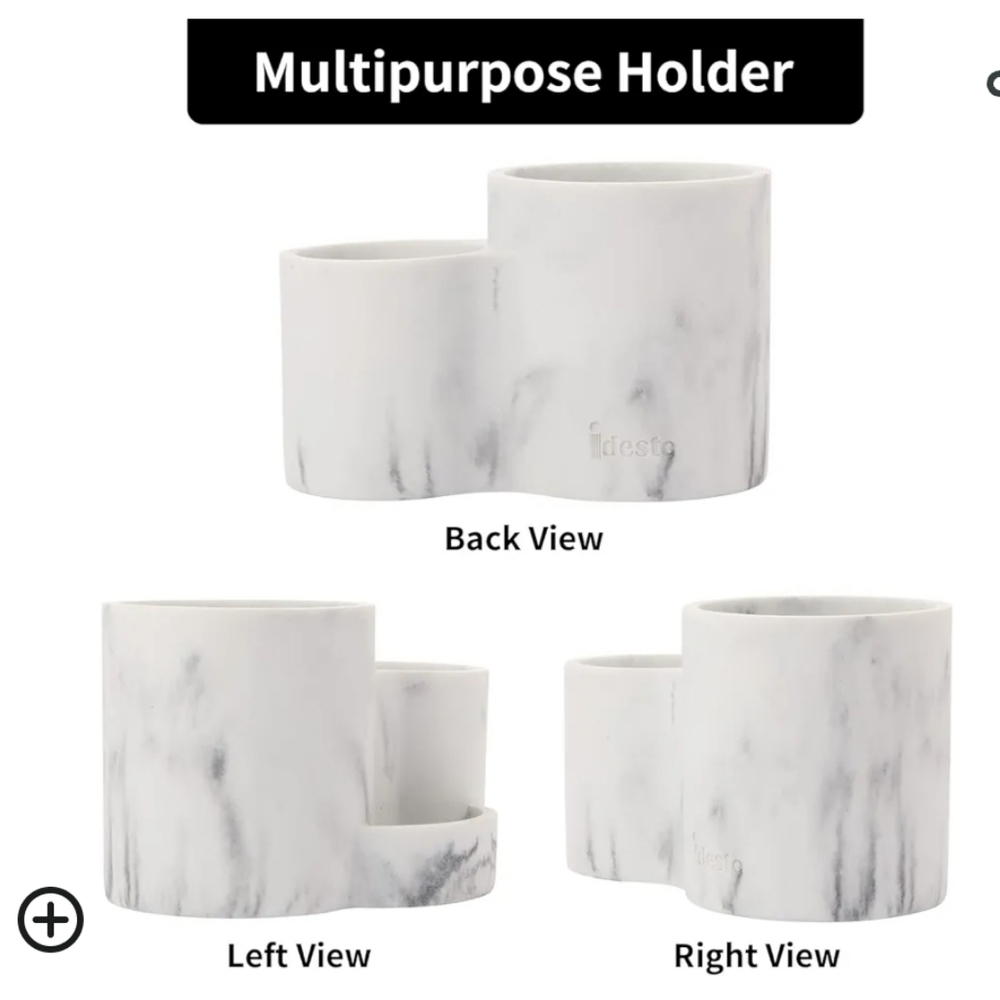 idestc® Vase, Makeup Brush Holder, Toothbrush Holder, Pen Holder, Tidy Organizer